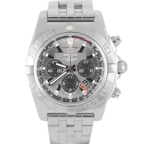 Breitling Chronomat GMT Stainless Steel Gray 47mm AB0410 Watch