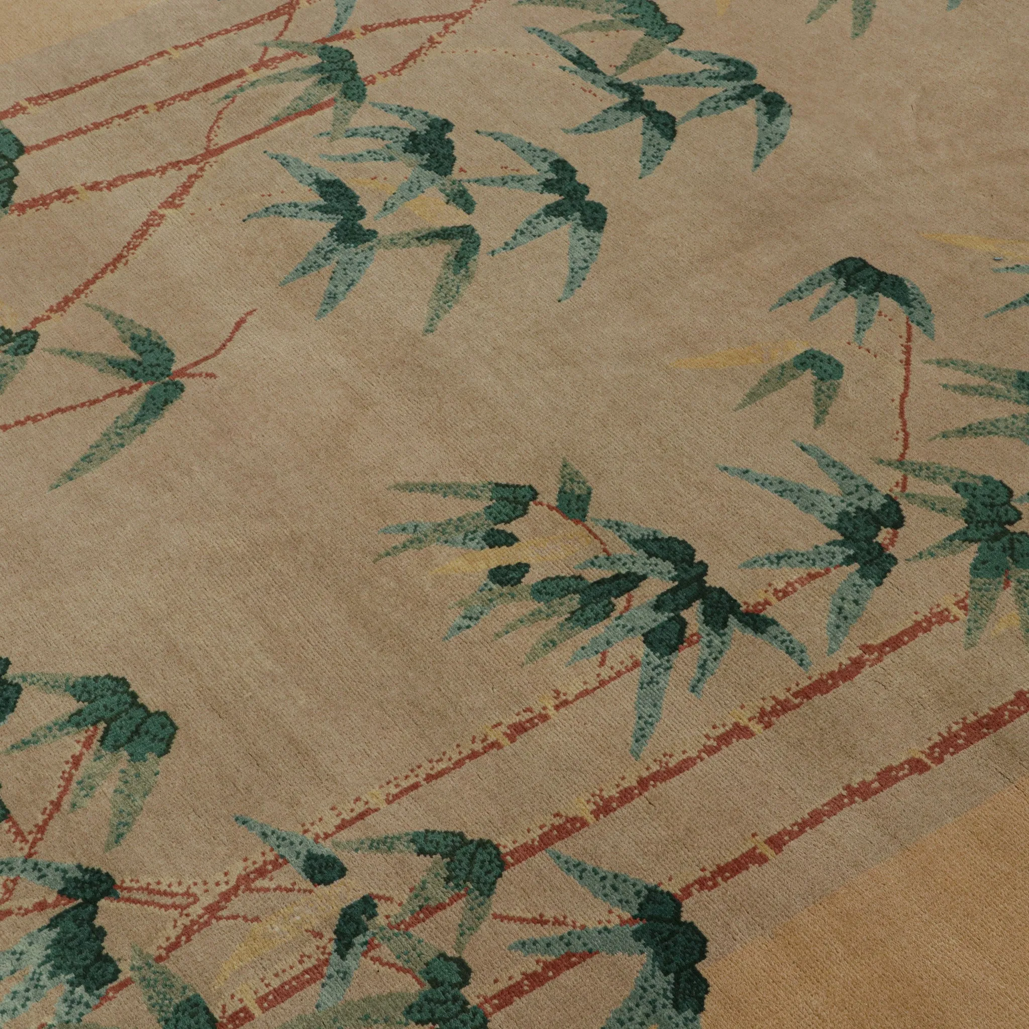 Brown Traditional Wool Rug - 6'1" x 9'1"