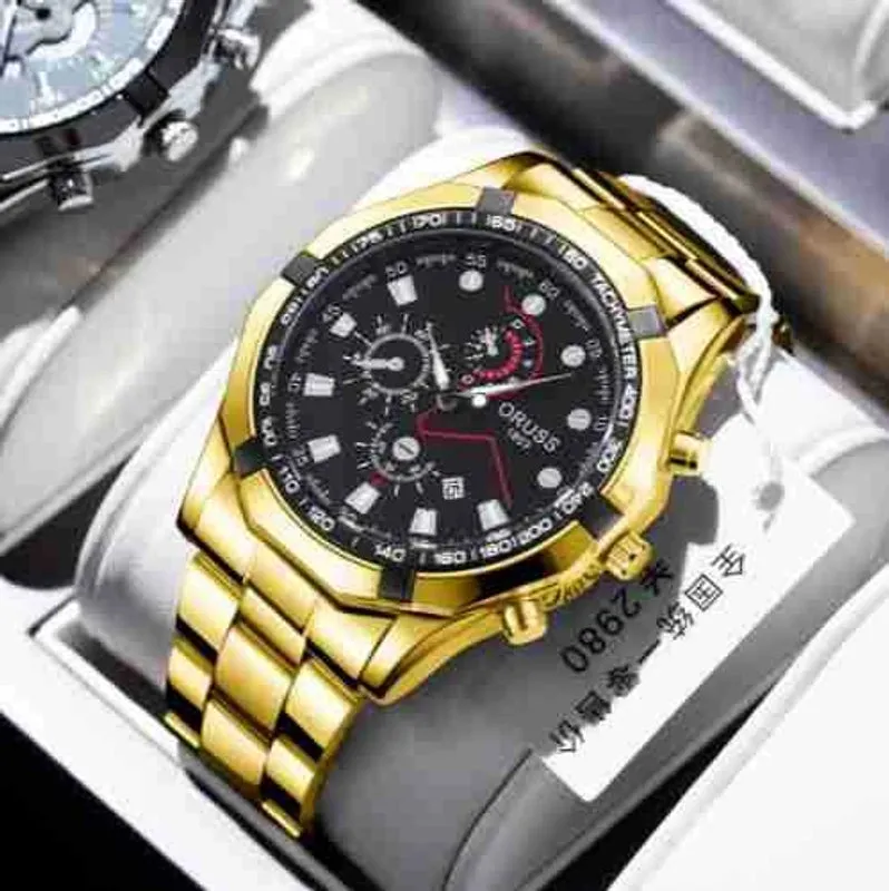 Business Geometric Butterfly Double Snap Quartz Men's Watches