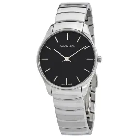 Calvin Klein Classic Quartz Black Dial Ladies Watch K4D2214V