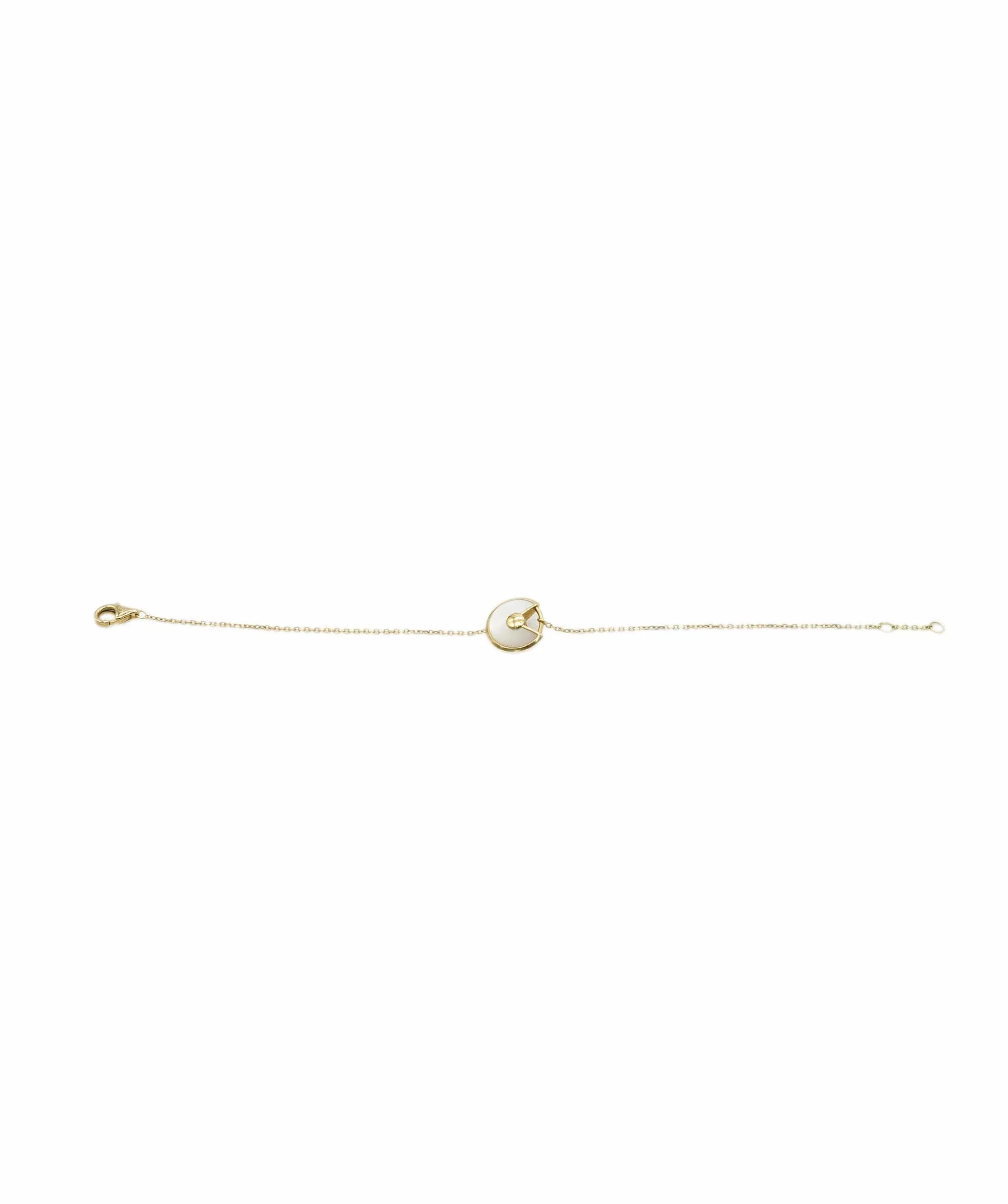 Cartier Amulette de Cartier 18ct yellow-gold and white mother-of-pearl bracelet ALC1707