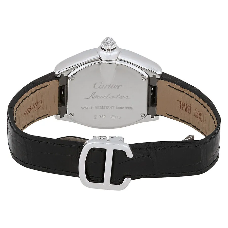 Cartier Roadster 18kt White Gold Diamond Ladies Watch WE500260