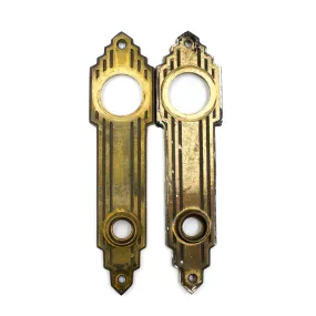 Cast Bronze Art Deco Entry Escutcheon