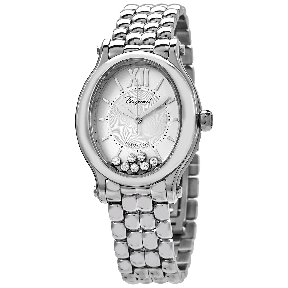Chopard Happy Sport Automatic Silver Dial Ladies Watch 278602-3002