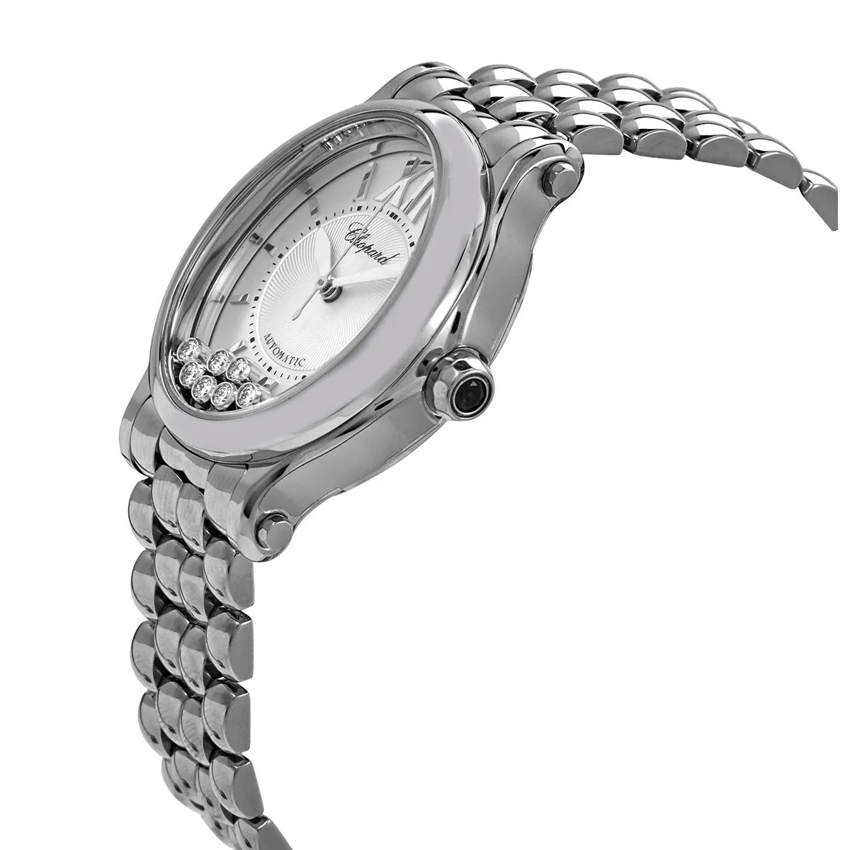 Chopard Happy Sport Automatic Silver Dial Ladies Watch 278602-3002