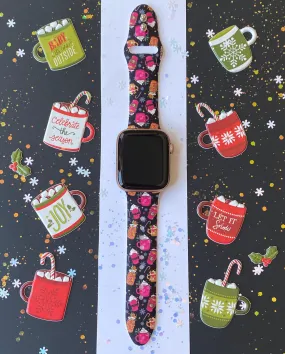 Christmas Cocoa Watch Band For Apple Watch