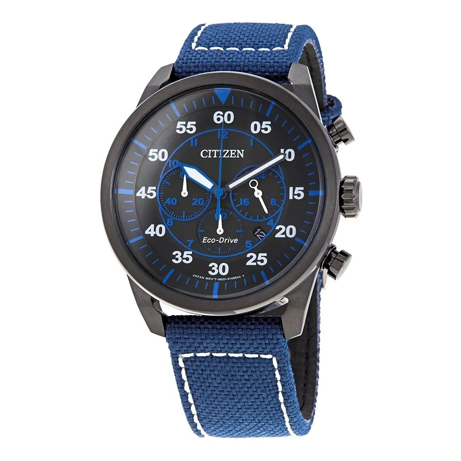 Citizen Black Dial Men's Chronograph Watch CA4215-39E