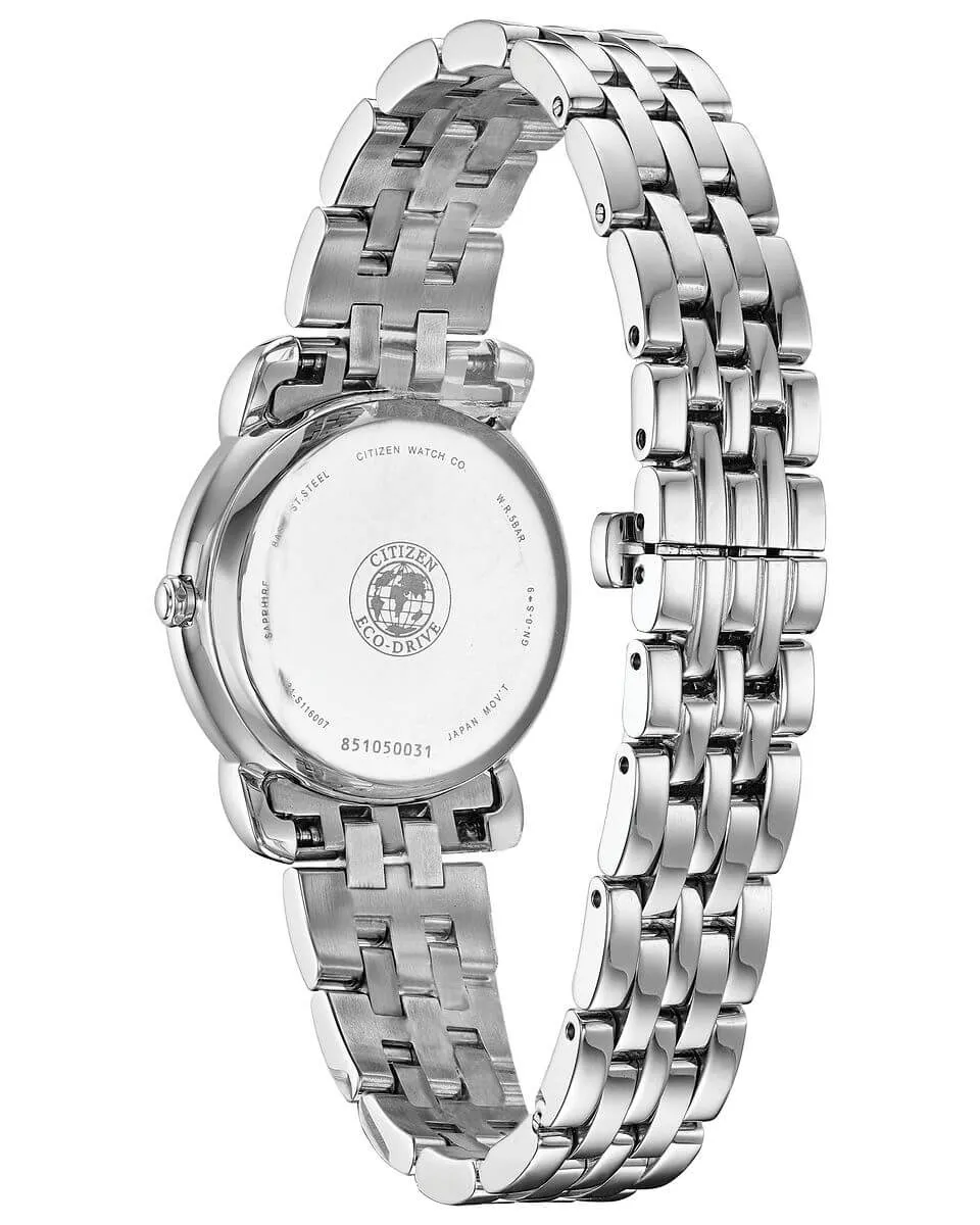Citizen Jolie EM0690-50D Ladies 30mm Bracelet Watch MSRP $650