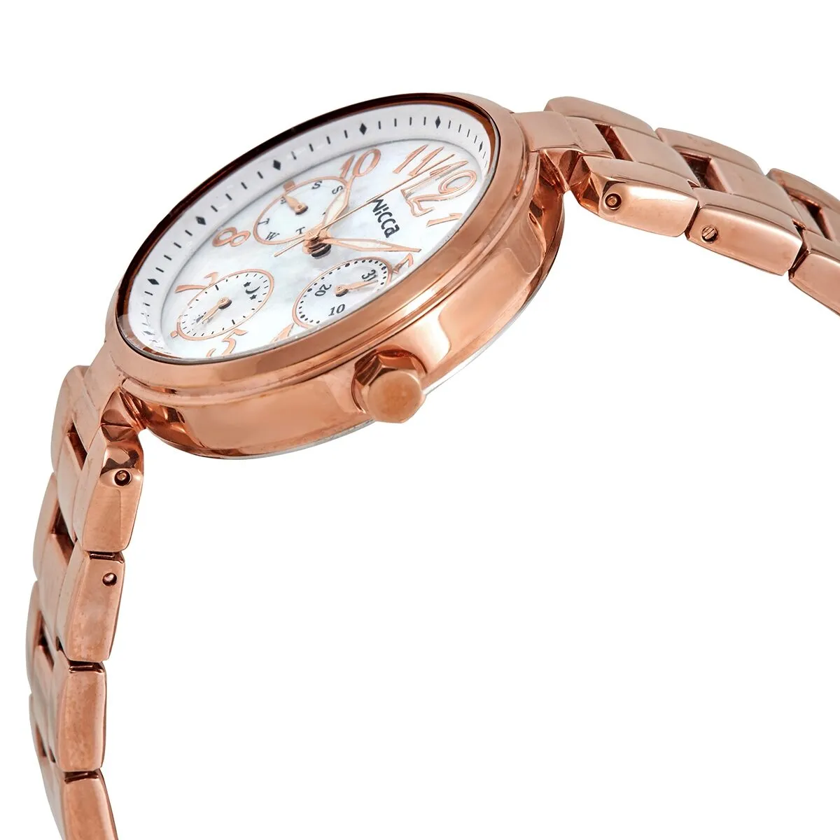 Citizen Wicca Quartz Mother Of Pearl Dial Ladies Watch BH7-423-11