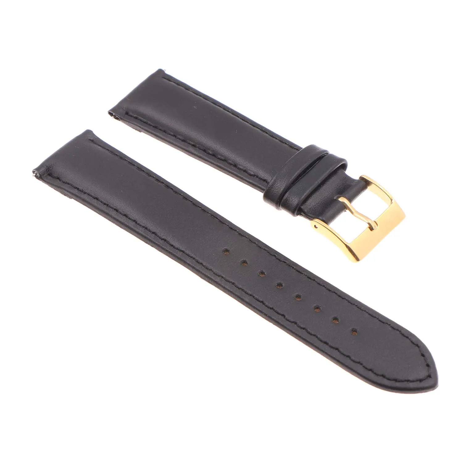 Classic Stitched Leather Strap - Extra Long For MoonSwatch