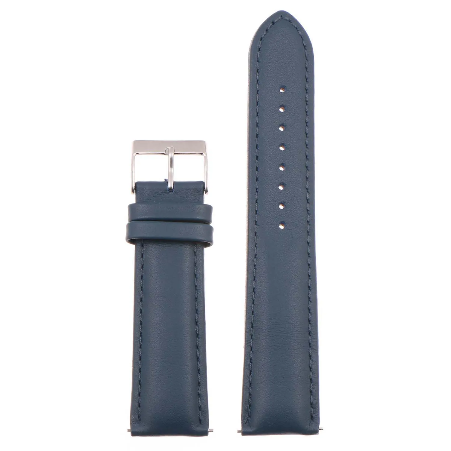 Classic Stitched Leather Strap - Extra Long For MoonSwatch