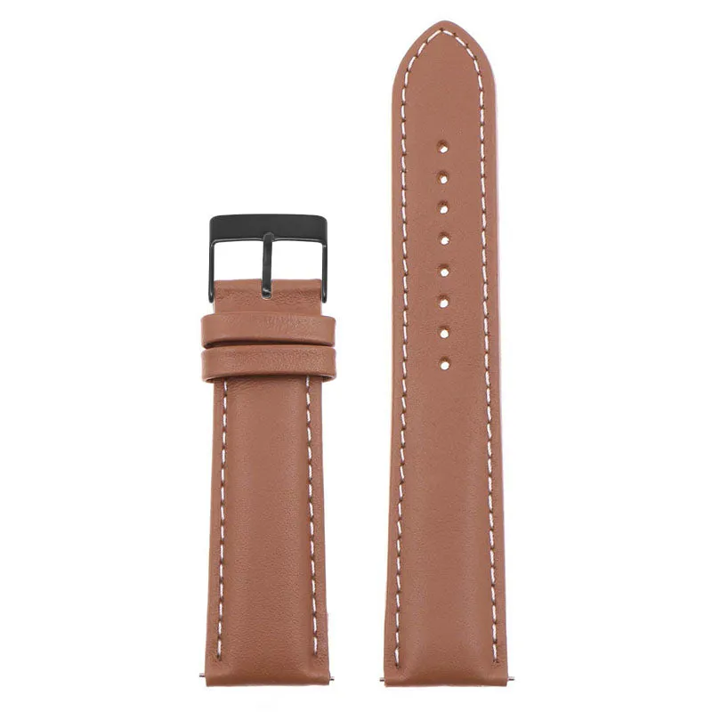 Classic Stitched Leather Strap - Extra Long For MoonSwatch