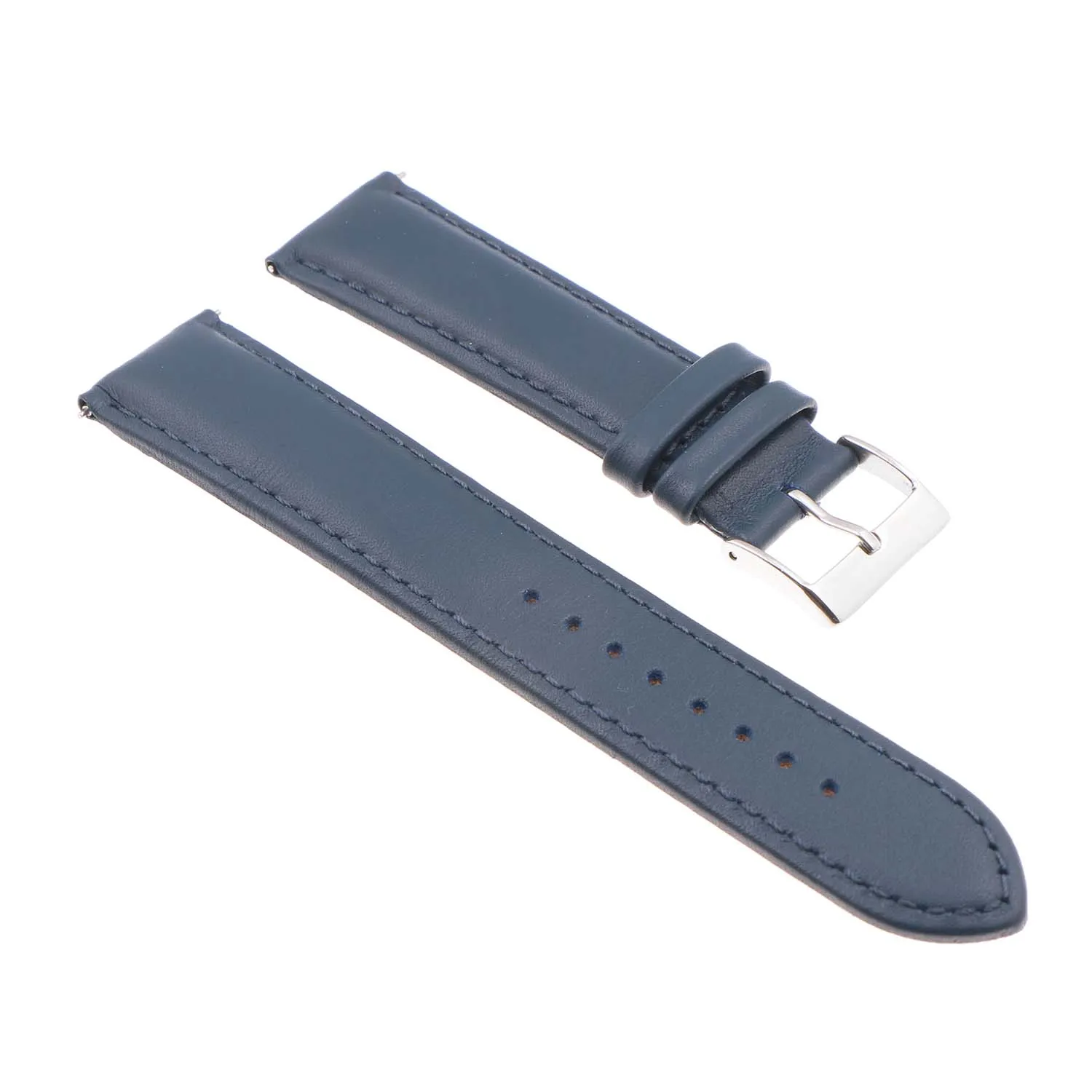 Classic Stitched Leather Strap - Extra Long For MoonSwatch