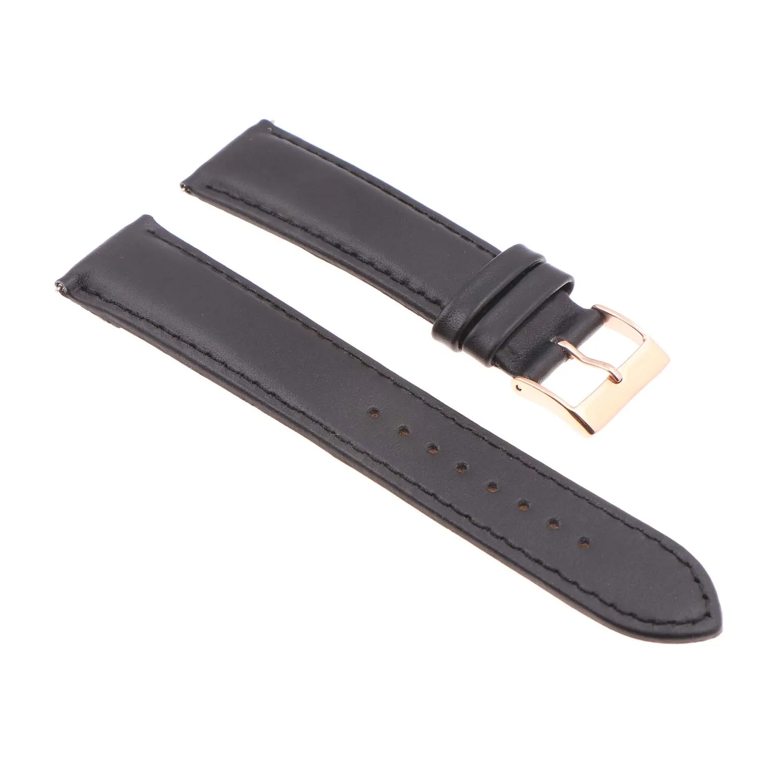 Classic Stitched Leather Strap - Extra Long For MoonSwatch