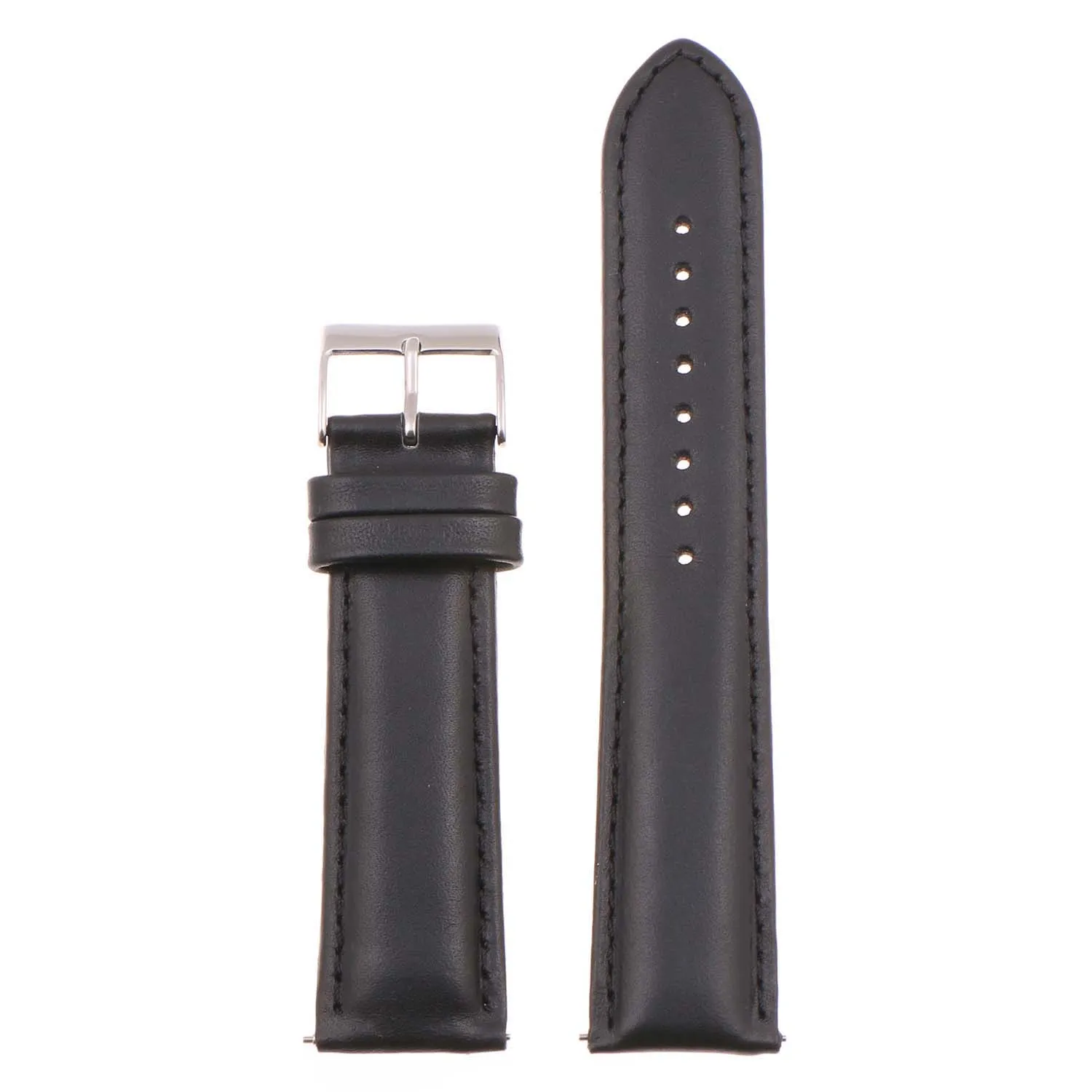 Classic Stitched Leather Strap - Extra Long For MoonSwatch