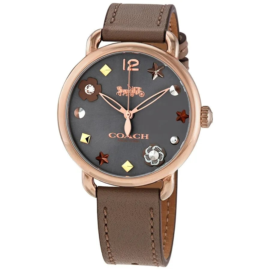 Coach Delancey Quartz Grey Dial Ladies Watch 14502797