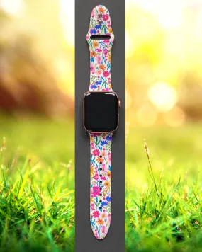 Colorful Spring Flowers Watch Band For Apple Watch