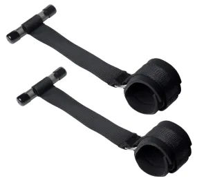 Come Closer Over The Door Cuffs | Black | Fetish