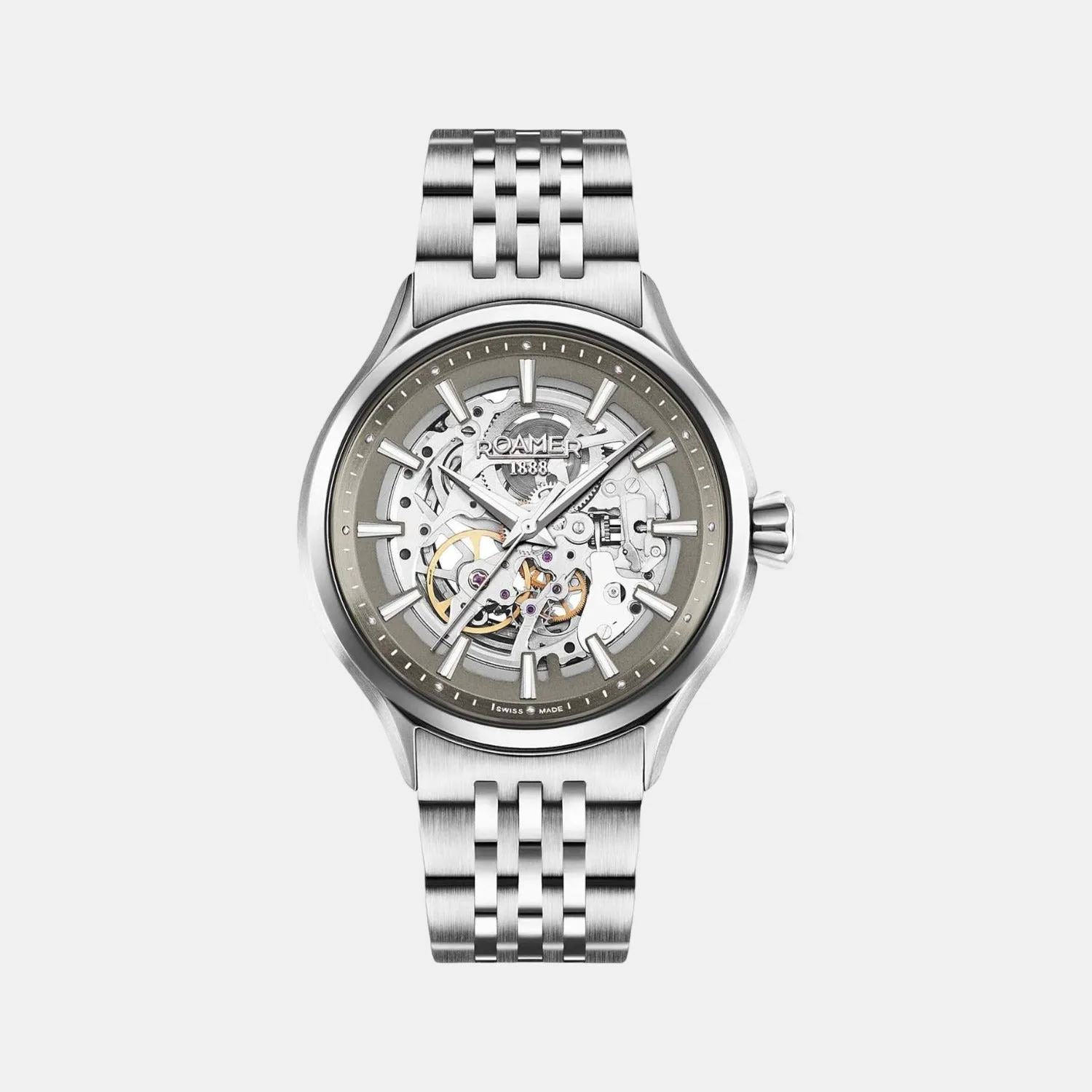 Competence Skeleton Men's Analog Stainless Steel Automatic Watch 101663 41 55 10N