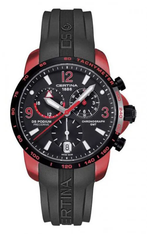 CRT Watch DS Podium Big Size Chrono GMT Aluminium Quartz D