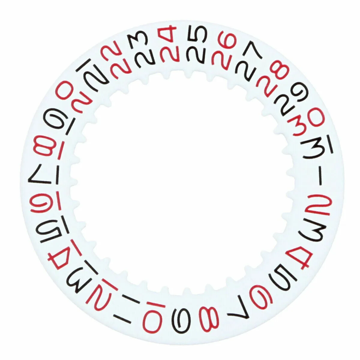 DATE DISC ROULETTE FOR ROLEX SUBMARINER MOVEMENT NQS1535 1560 1565 1575 WHITE RB