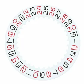 DATE DISC ROULETTE FOR ROLEX SUBMARINER MOVEMENT NQS1535 1560 1565 1575 WHITE RB