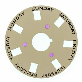 DAY DATE DISC FOR ROLEX PRESIDENT 3055 18038 18039 18046 18048 CHAMPAGNE MOVEMENT