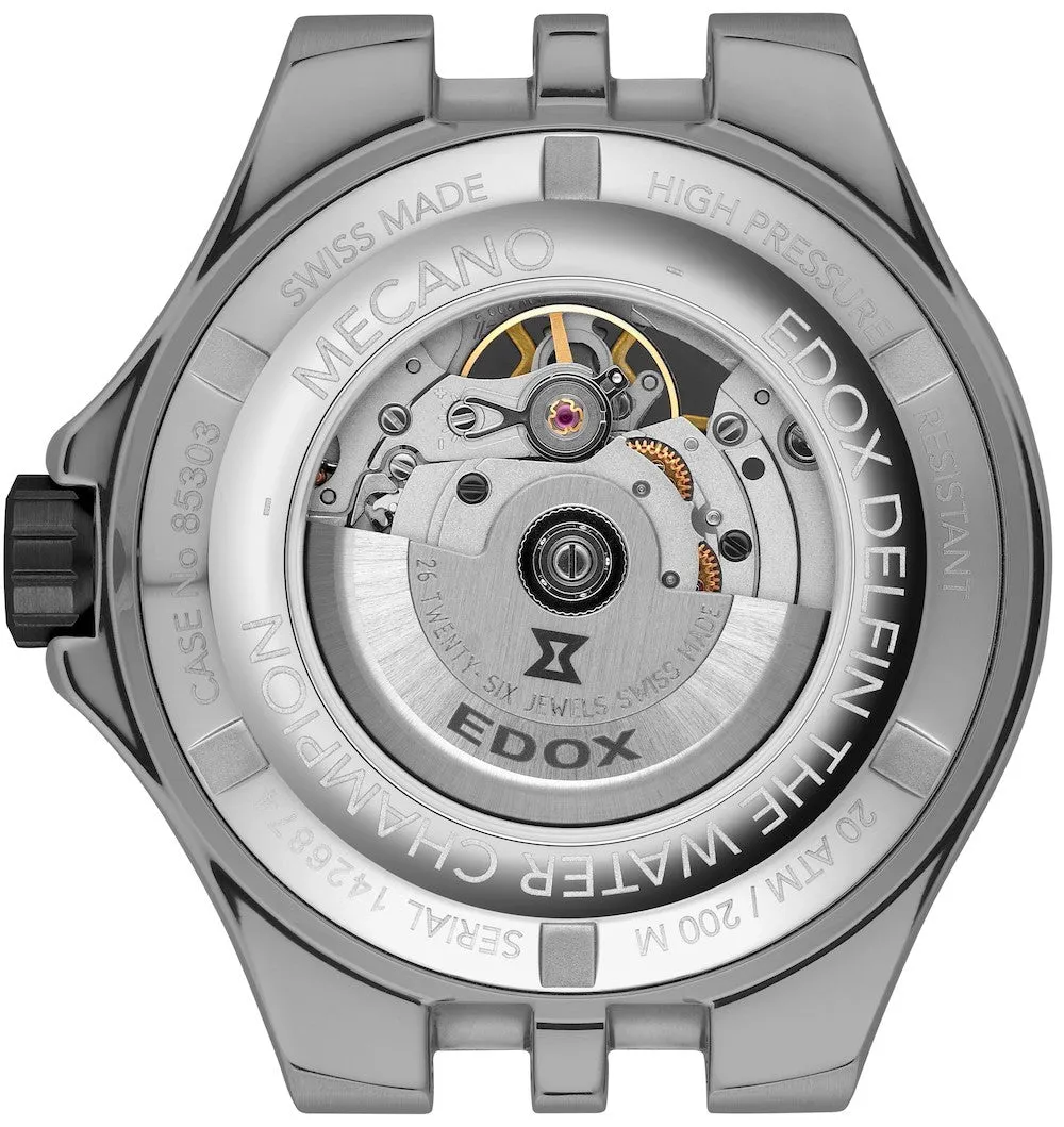 Edox Delfin Mecano 3 Hands Skeleton