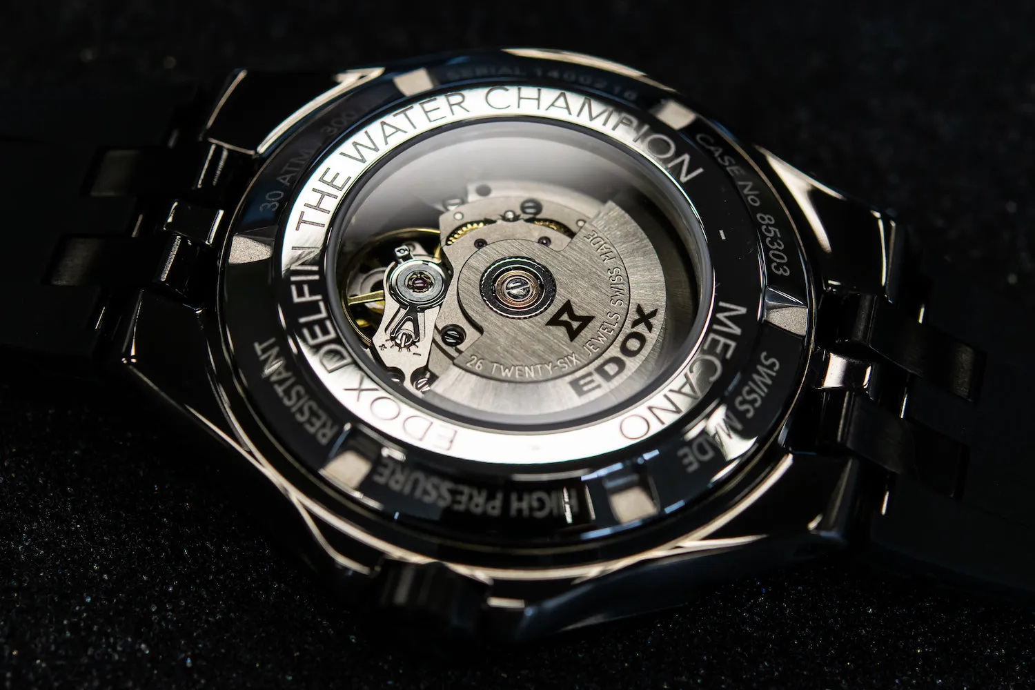 Edox Delfin Mecano 3 Hands Skeleton