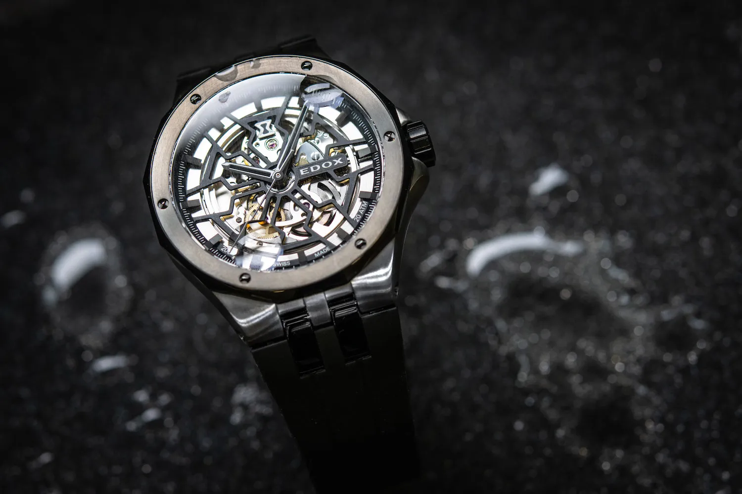 Edox Delfin Mecano 3 Hands Skeleton