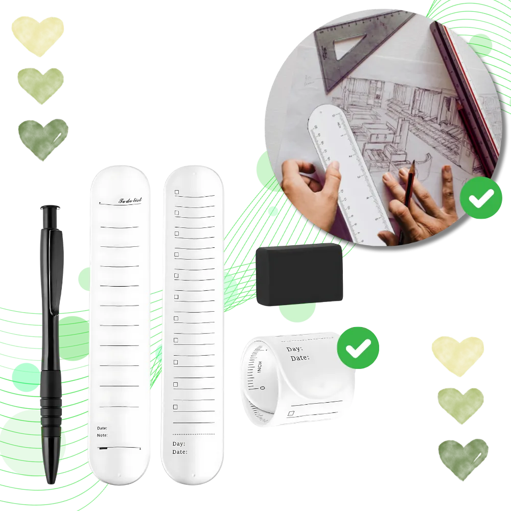 Erasable Silicone Slap Reminder Bands