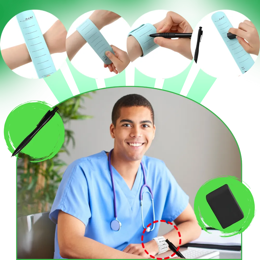 Erasable Silicone Slap Reminder Bands