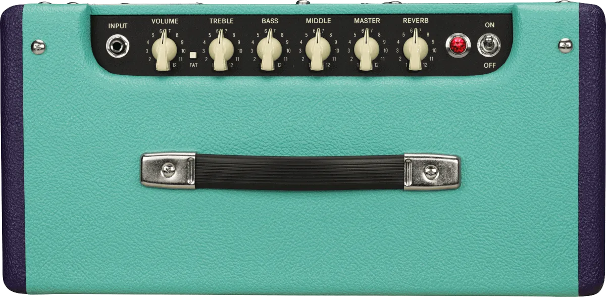 Fender 2020 Ltd Blues Junior IV, Cannabis Rex Speaker, Two Tone Purple and Seafoam