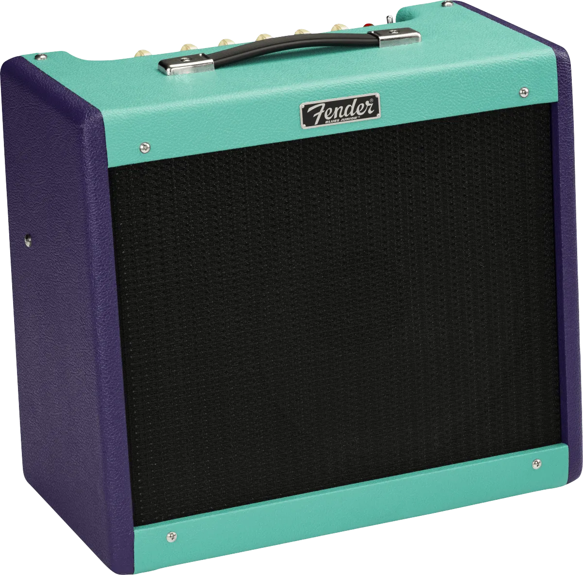 Fender 2020 Ltd Blues Junior IV, Cannabis Rex Speaker, Two Tone Purple and Seafoam