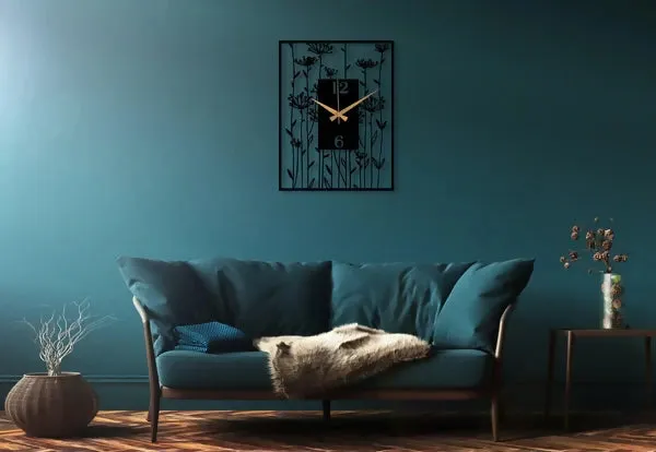 Flower Wall Clock - Home Decor - Wall Clocks