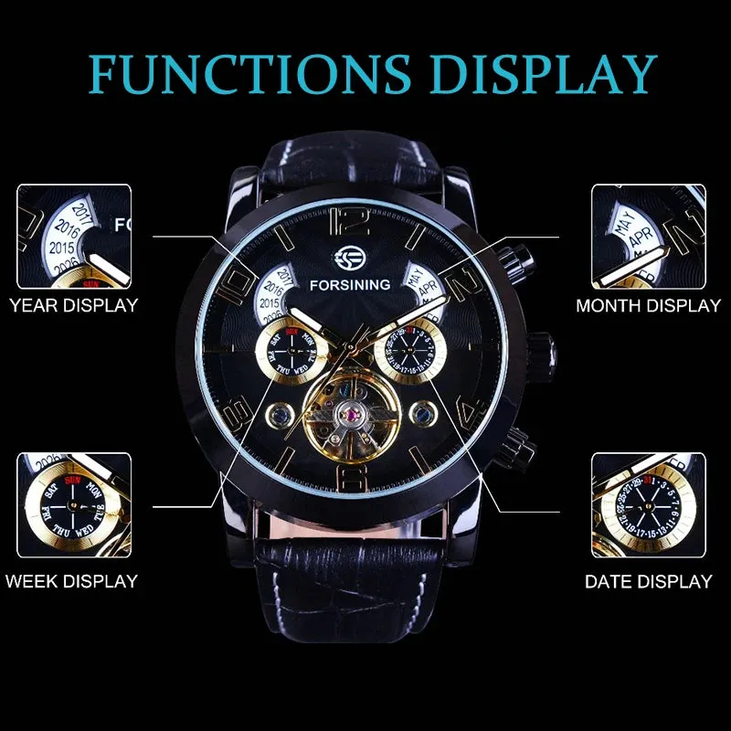 Forsining Prestige Skeleton Tourbillon Watch