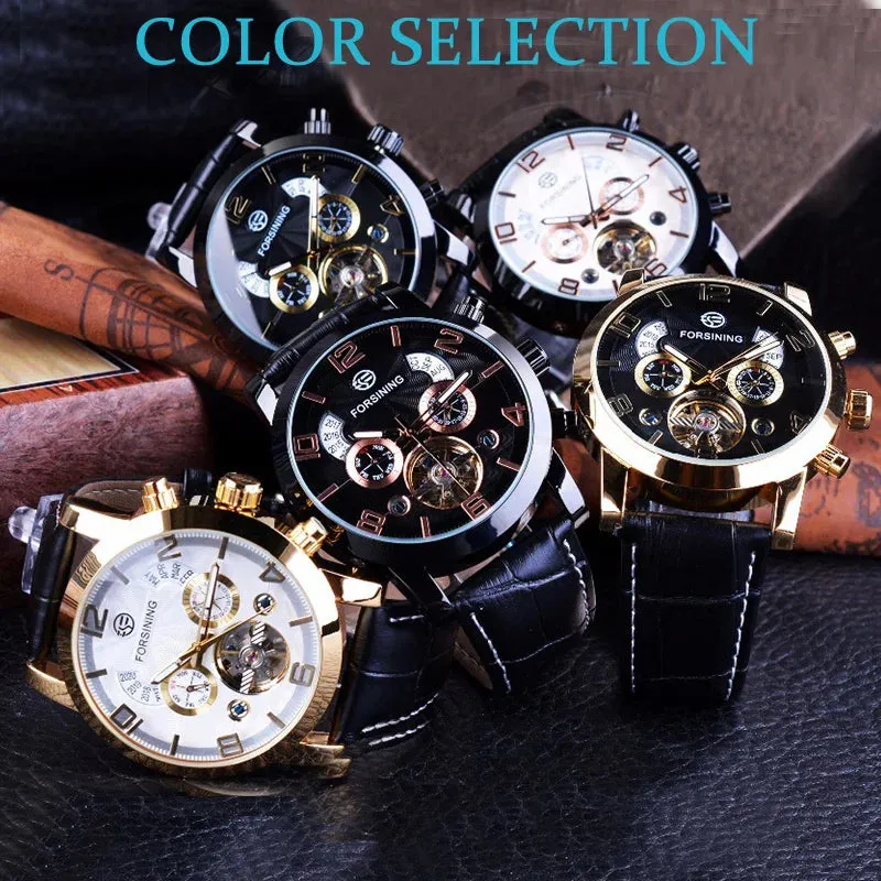 Forsining Prestige Skeleton Tourbillon Watch