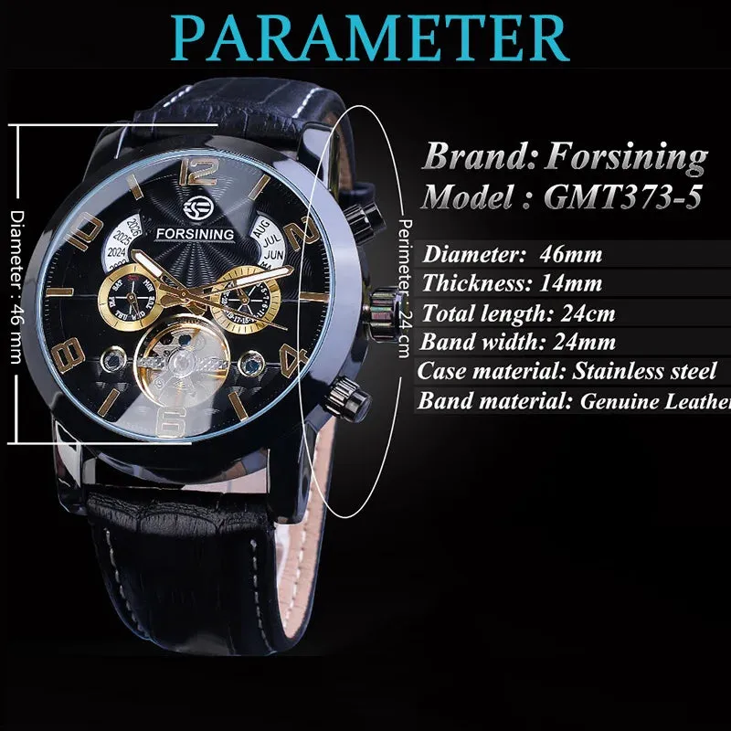 Forsining Prestige Skeleton Tourbillon Watch