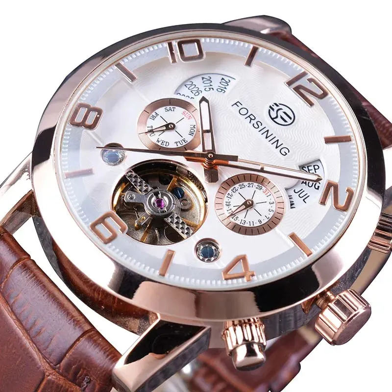 Forsining Prestige Skeleton Tourbillon Watch