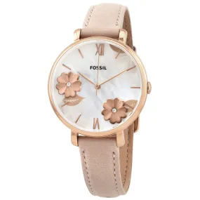 Fossil Jacqueline Quartz White Dial Ladies Watch ES4671