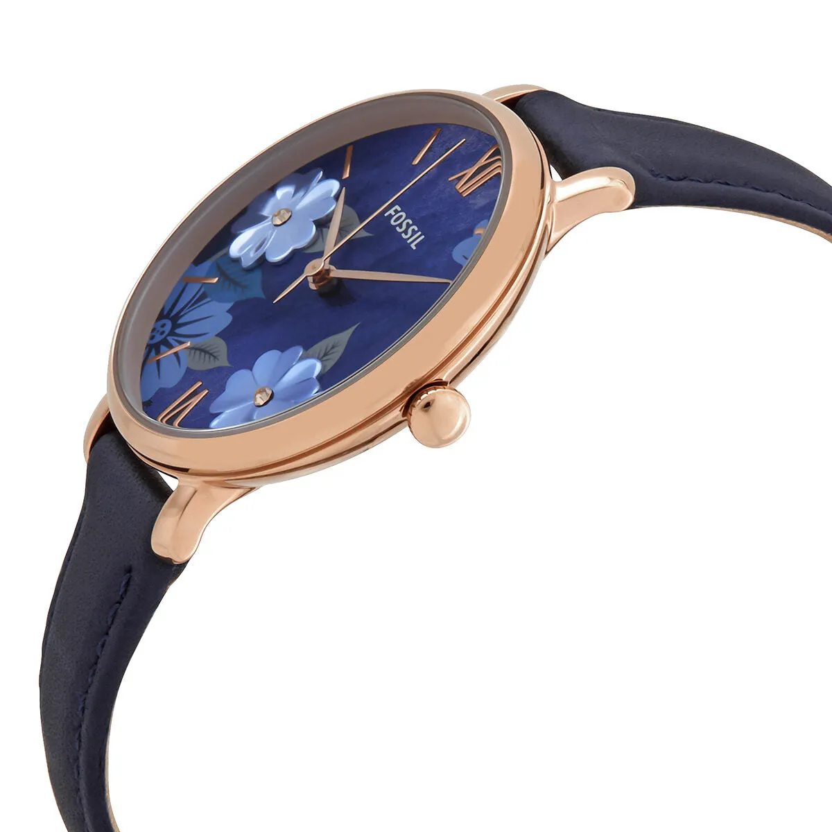 Fossil Jaqueline Quartz Blue Dial Ladies Watch ES4673