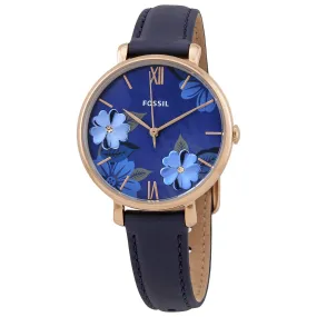 Fossil Jaqueline Quartz Blue Dial Ladies Watch ES4673