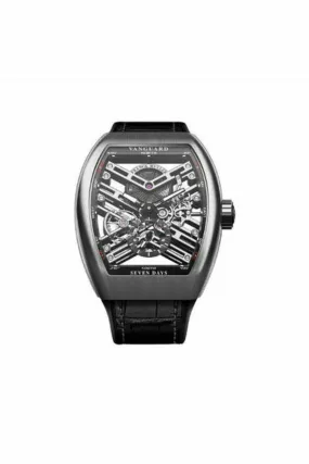 franck muller vanguard skeleton 53.7mm stainless steel men's watch