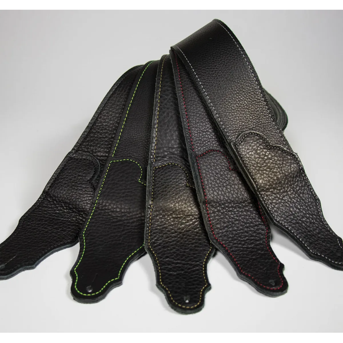 Franklin Original 3 Inch Black Glove Leather with Red Stitching