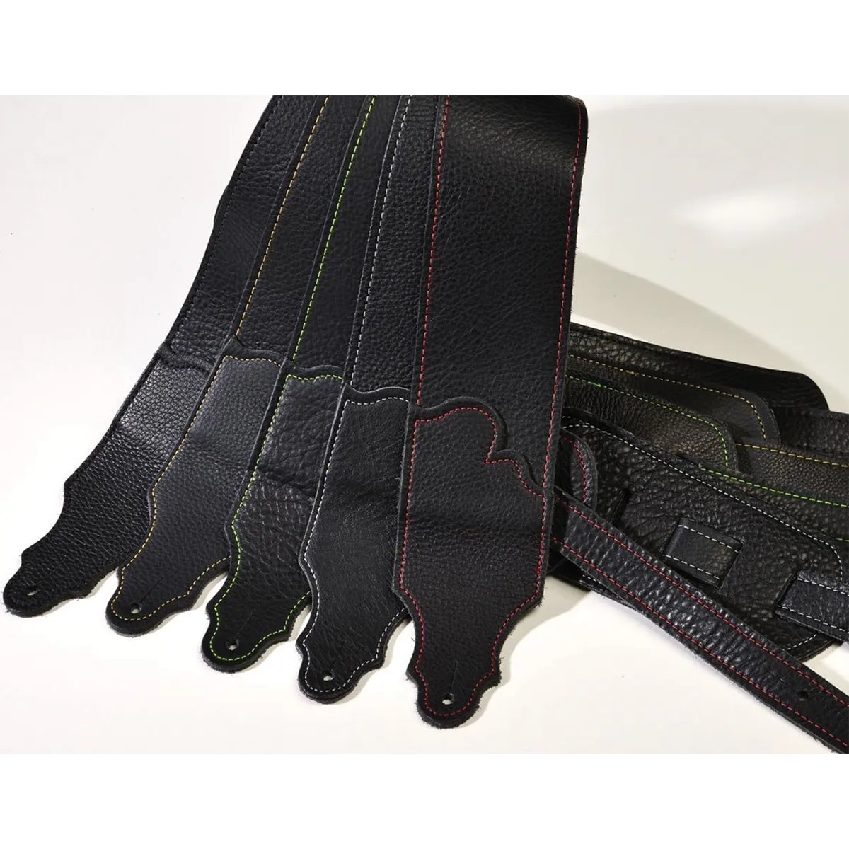 Franklin Original 3 Inch Black Glove Leather with Red Stitching