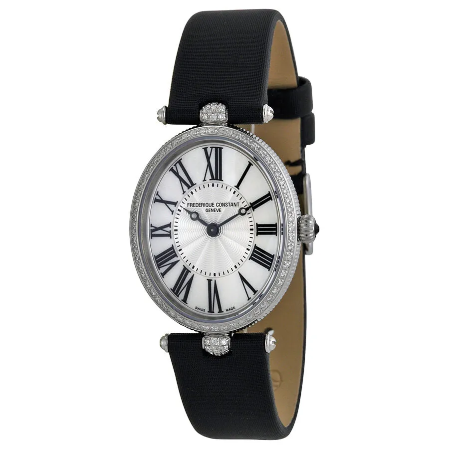 Frederique Constant Art Deco Silver Dial Ladies Watch 200MPW2VD6 FC-200MPW2VD6