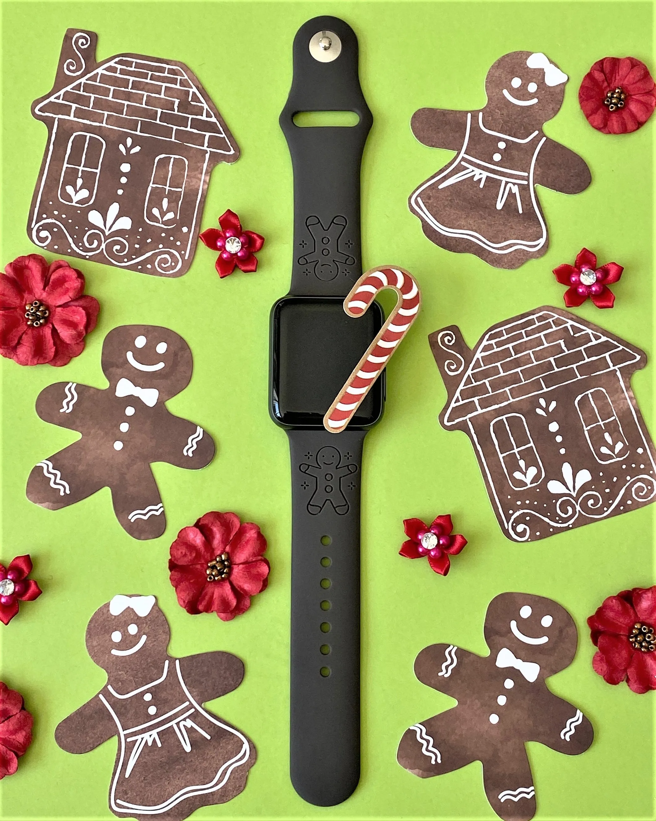 Gingerbread Christmas Apple Watch Band