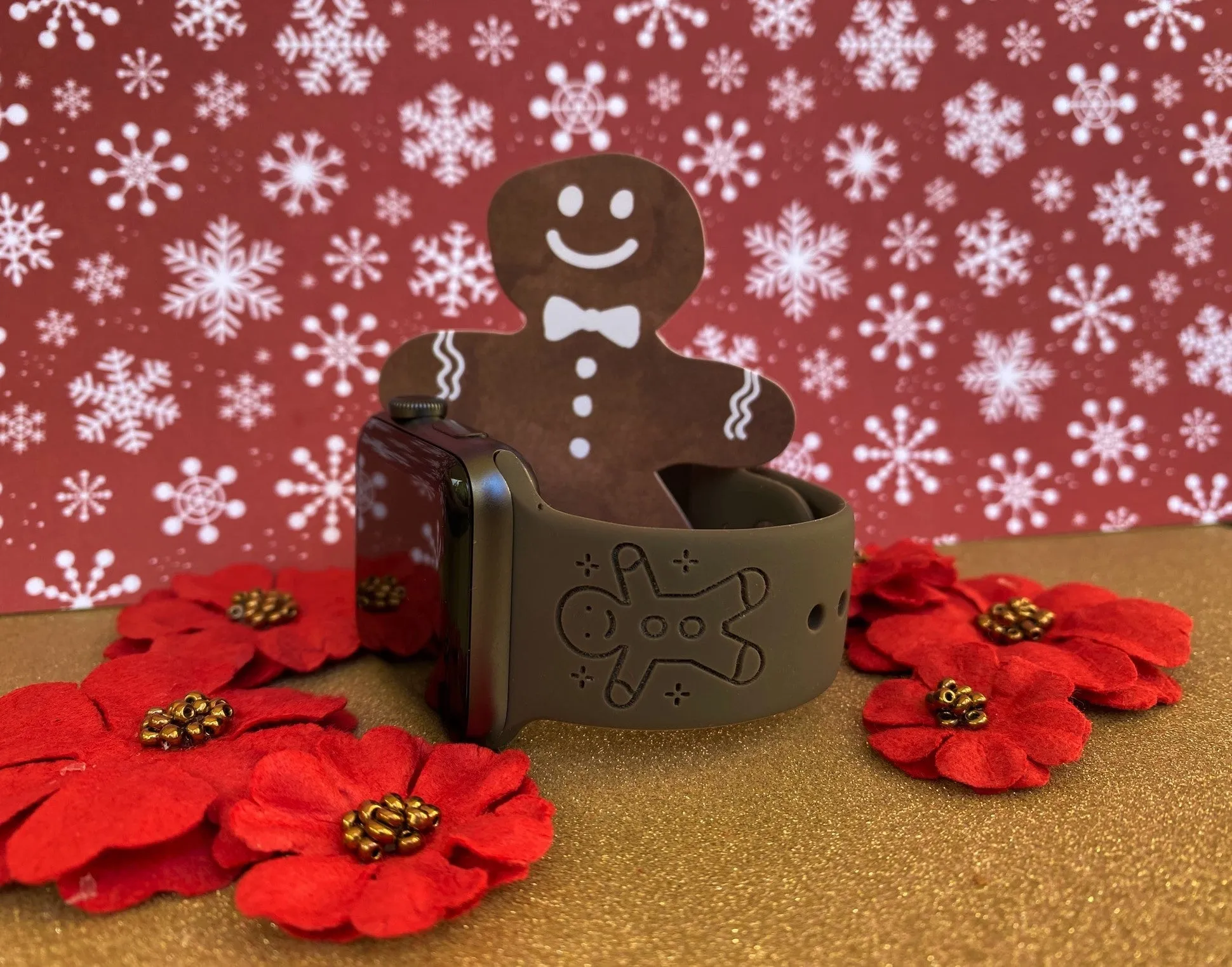 Gingerbread Christmas Apple Watch Band