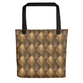 Golden Art Deco Pattern Tote bag