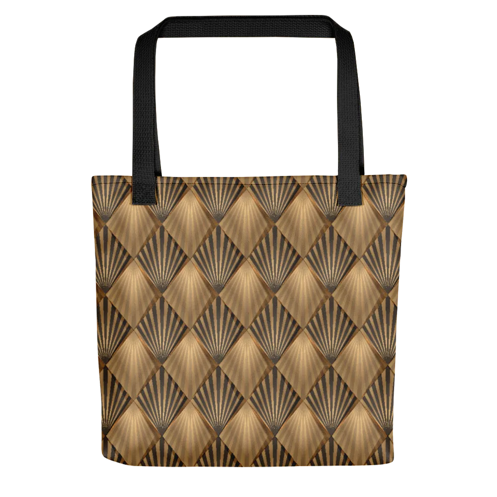 Golden Art Deco Pattern Tote bag